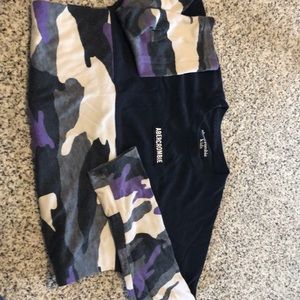 Boys 7/8 — Abercrombie kids — camo shirt